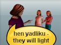 screenshot of hidlik (lit, kindled, turned on)