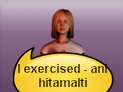 screenshot of hit-amel (exercised, worked out)